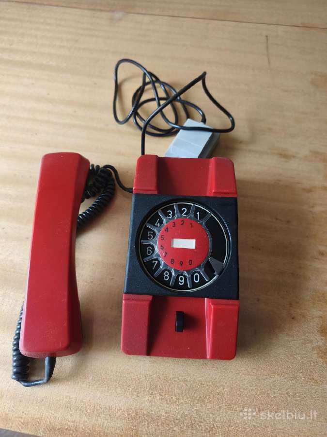 Telkom vintažinis diskinis telefonas - nuotraukos Nr. 3