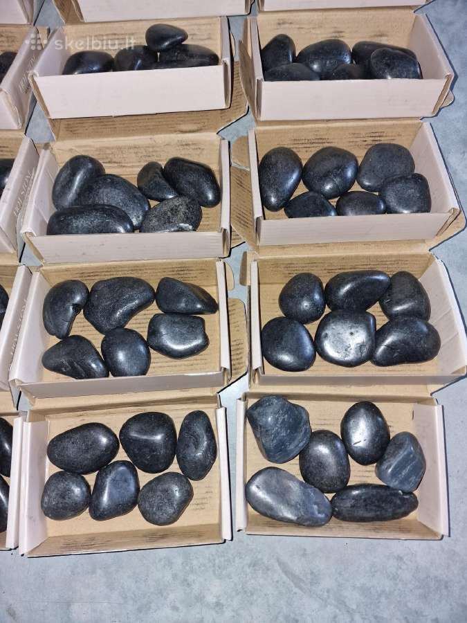 Bazalto akmenys karštam masažui su šildymo dėžute - nuotraukos Nr. 12