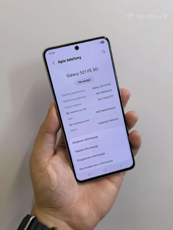 Samsung S21 Fe 5G - nuotraukos Nr. 5
