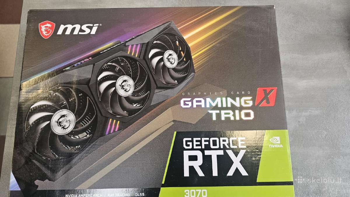 Naudotos vaizdo plokštės Rtx 3080ti, 3080, 3070 - nuotraukos Nr. 9
