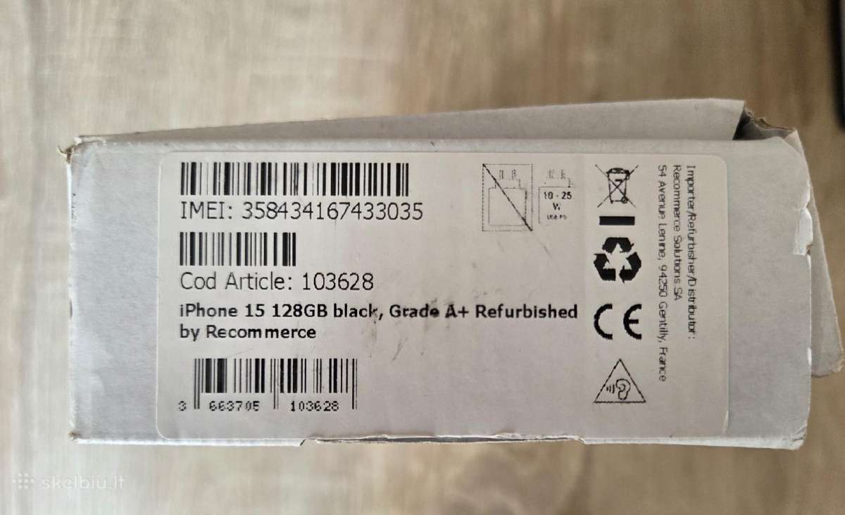 iPhone 15 125gb - nuotraukos Nr. 5