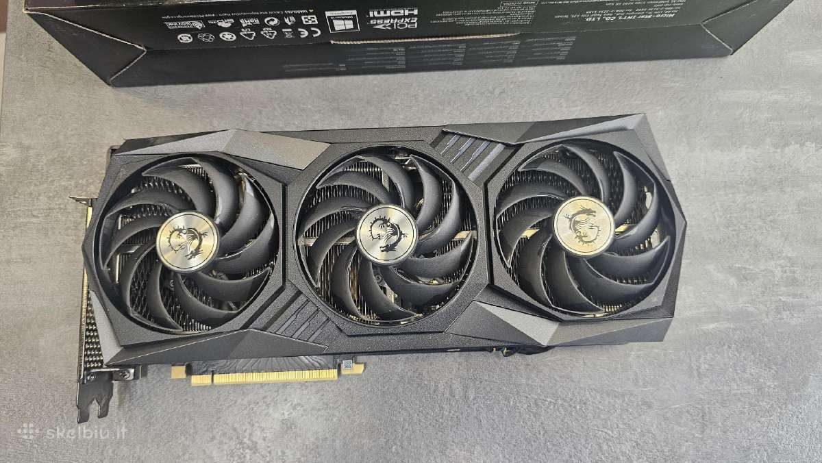Naudotos vaizdo plokštės Rtx 3080ti, 3080, 3070 - nuotraukos Nr. 7