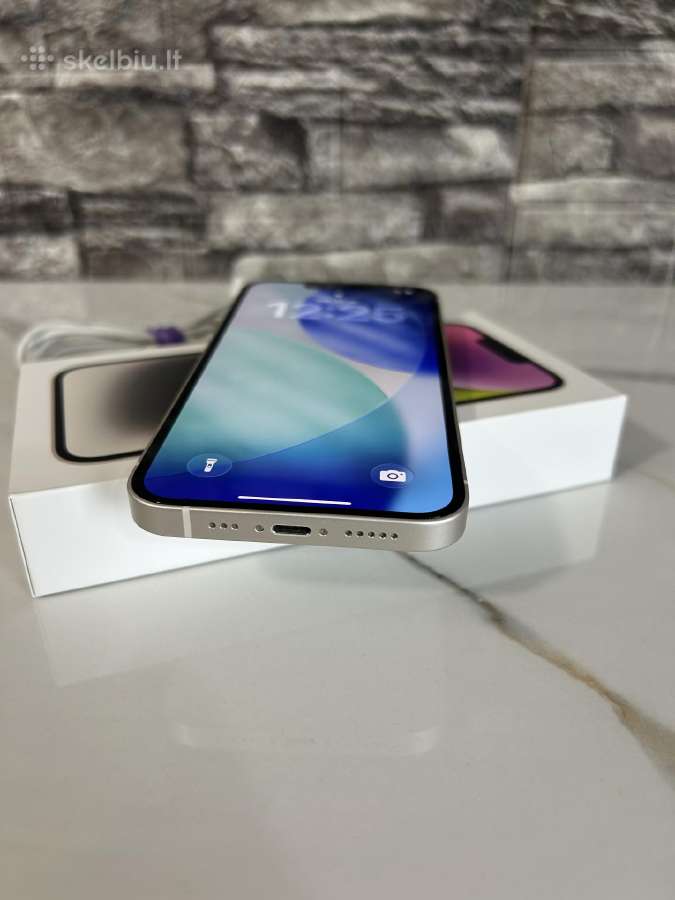iPhone 14 128gb 81% White - nuotraukos Nr. 2