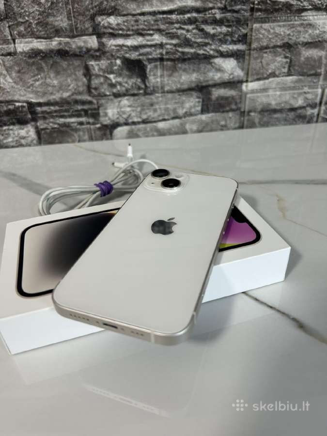 iPhone 14 128gb 81% White - nuotraukos Nr. 3