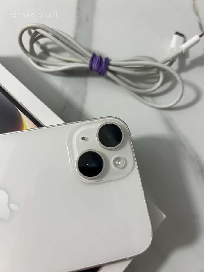 iPhone 14 128gb 81% White - nuotraukos Nr. 4