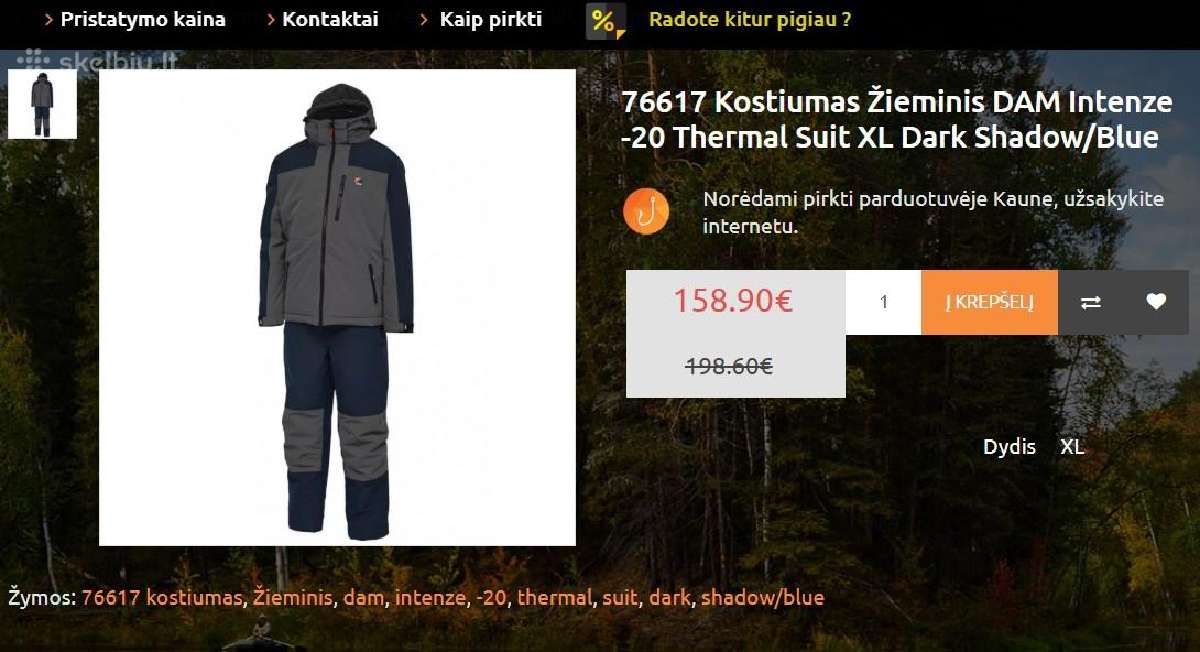 Šilti,kvėpuojantys, kostiumai Gamakatsu, Dam M- L - nuotraukos Nr. 5