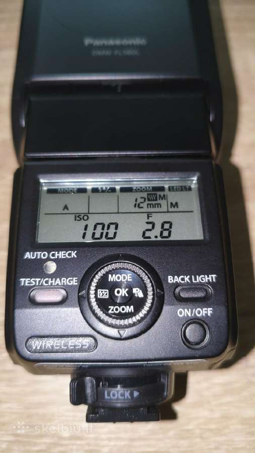 Panasonic Dmw-fl580l blykstė - nuotraukos Nr. 2
