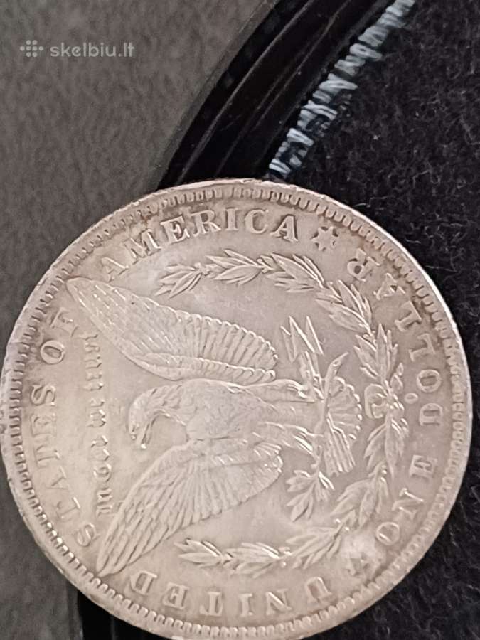 Sidabrine moneta 1884 metu O Morgan Dollar - nuotraukos Nr. 4