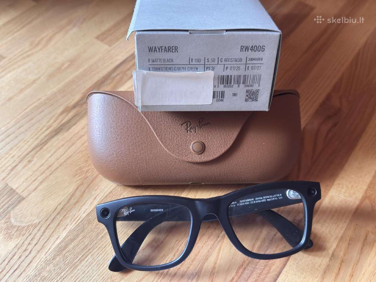 Meta Rayban Wayfarer akiniai - nuotraukos Nr. 5