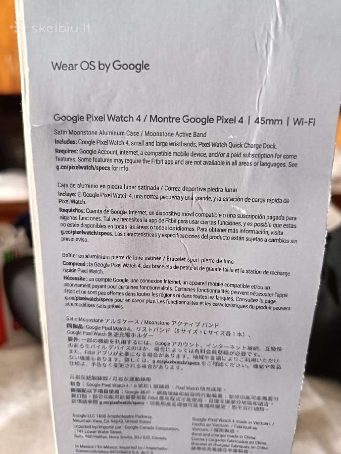 Parduodu išmanųjį Google Pixel 4 laikrodį - nuotraukos Nr. 5