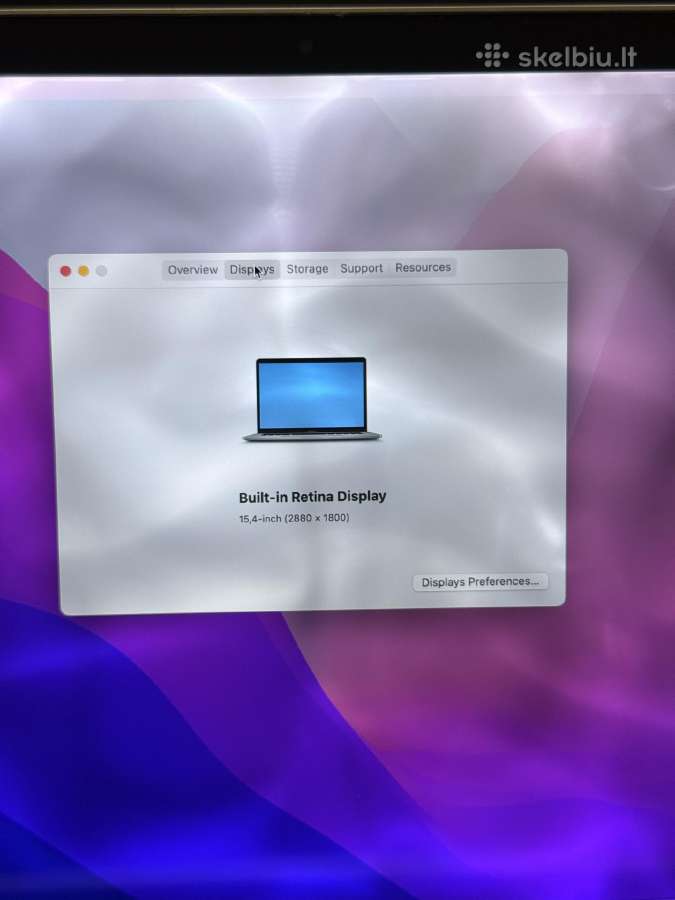 MacBook Pro 15-inch 2016 - nuotraukos Nr. 6