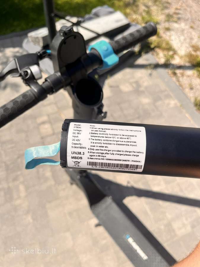 Elektrinis paspirtukas Blaupunkt Esc808 - nuotraukos Nr. 9
