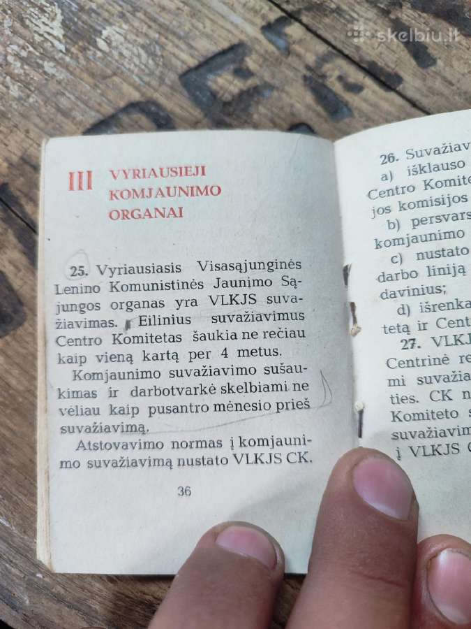 Kolekcijai įstatai Lenino - nuotraukos Nr. 3