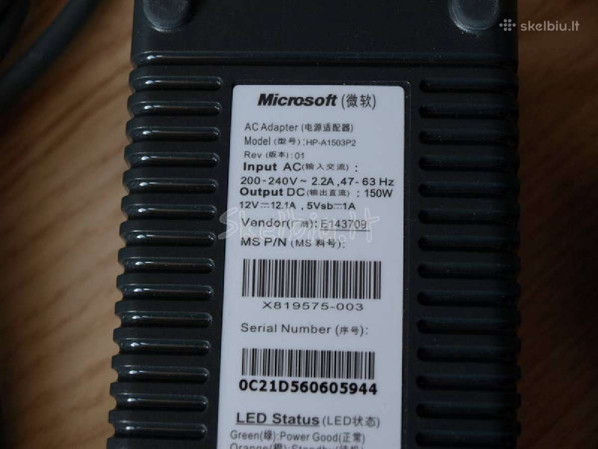 Su garantija xbox 360 elite 500gb jasper rgh - nuotraukos Nr. 2