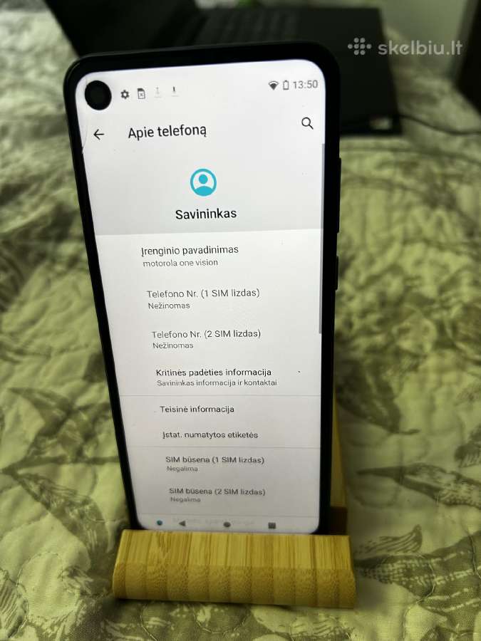 Motorola Onevision 128gb 4gb RAM - nuotraukos Nr. 3