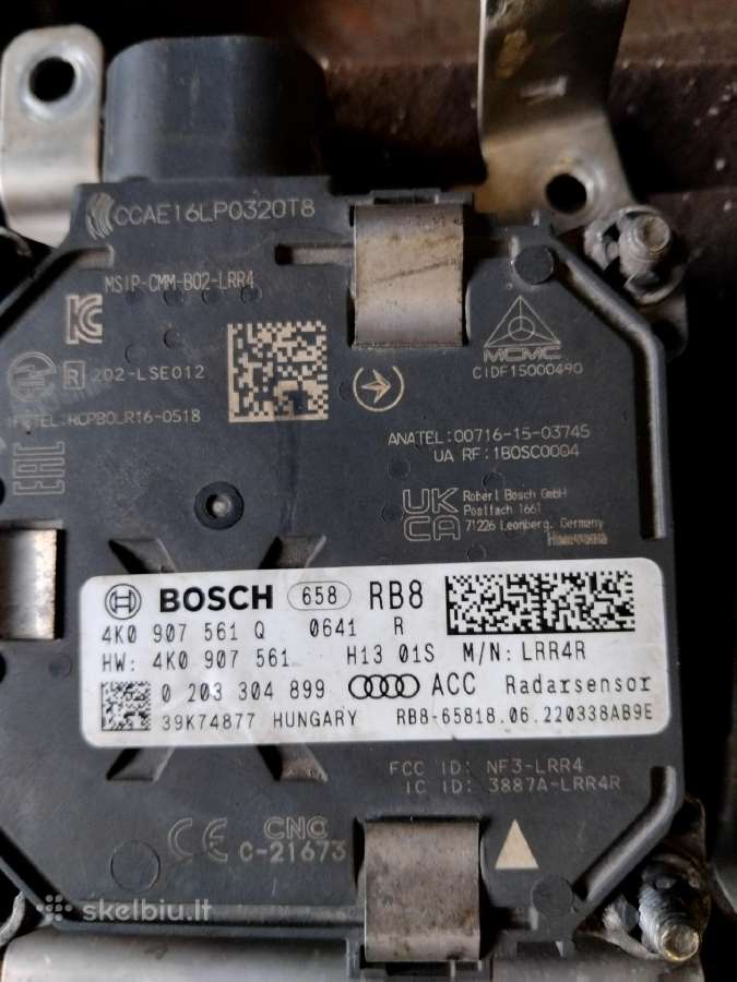 Radaras audi a6 c8 - nuotraukos Nr. 4