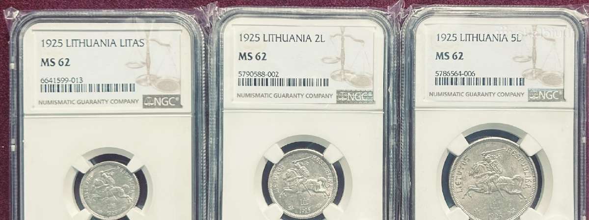 Lr 14 monetu ngc ms 62 - nuotraukos Nr. 2