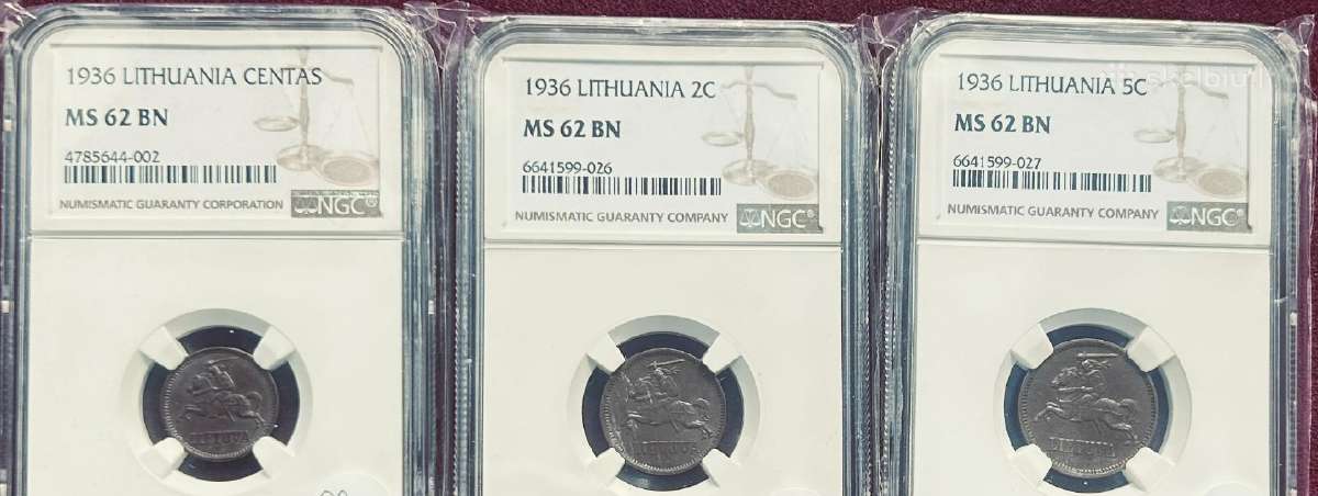 Lr 14 monetu ngc ms 62 - nuotraukos Nr. 3