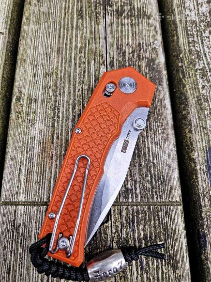Peilis Willumsen Zero7 Stone Orange - nuotraukos Nr. 2