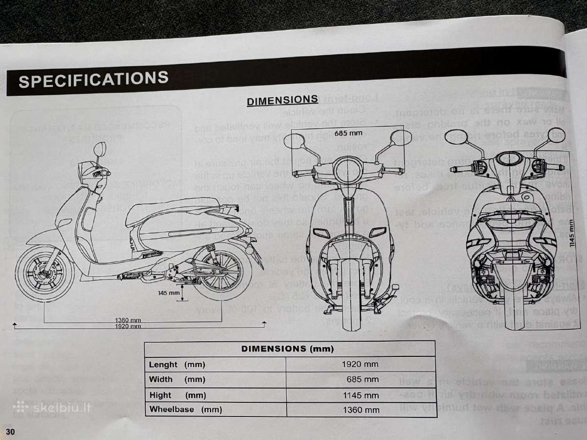 Wayscral E-quip 45 elektrinis motoroleris - nuotraukos Nr. 26