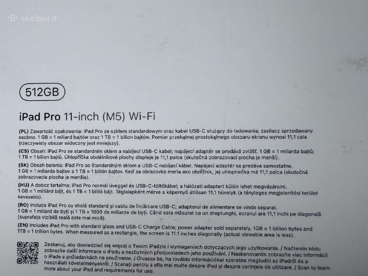 iPad Pro 11" M5 512gb WiFi - nuotraukos Nr. 11