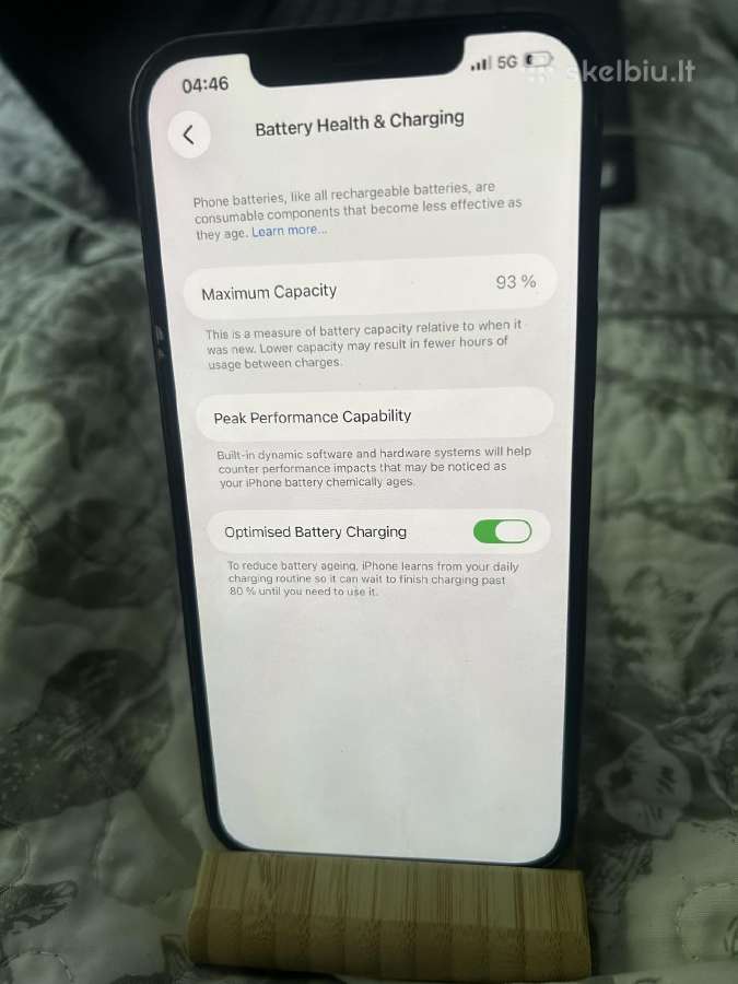 iPhone 12 pro max 128gb baterija 93 - nuotraukos Nr. 3