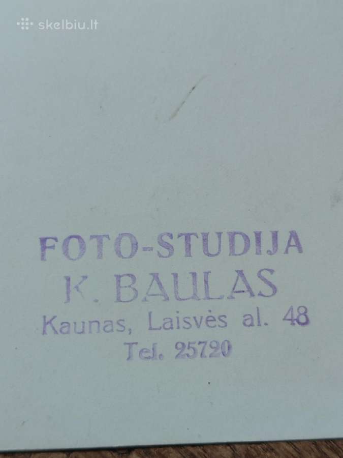 Tarpukario nuotrauka su aviacijos tarnautoju - nuotraukos Nr. 7