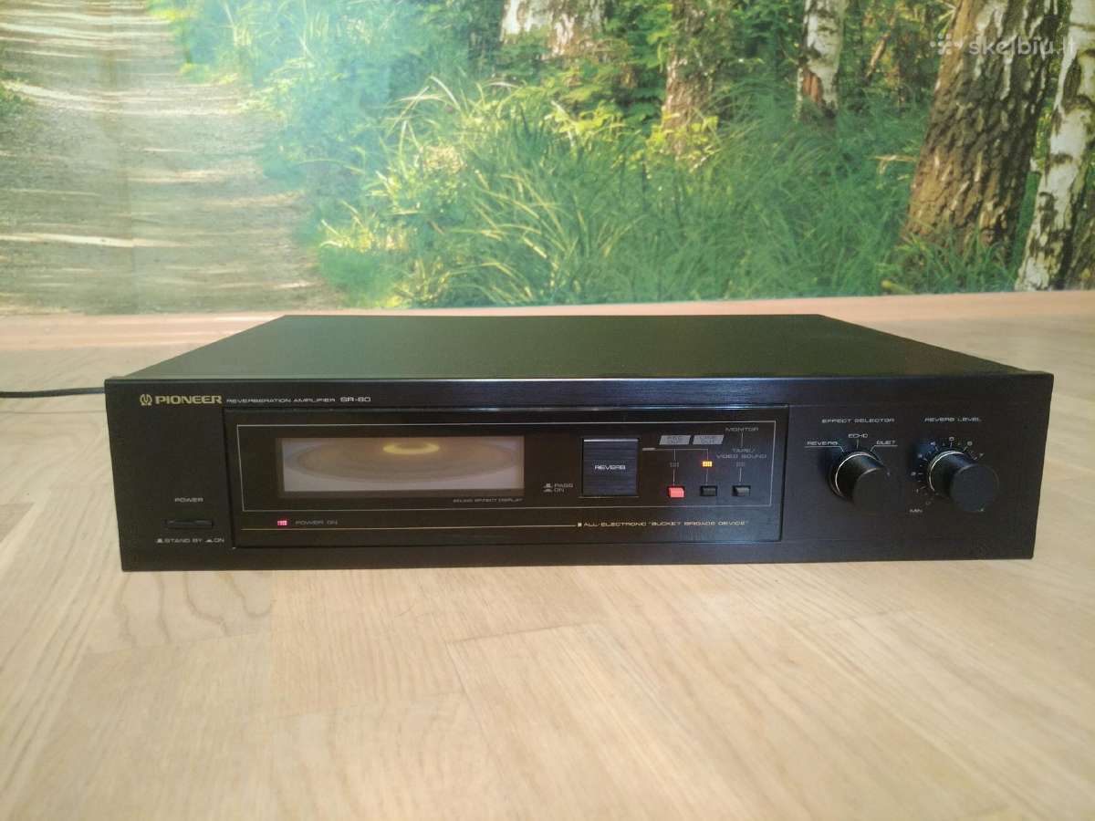 Reverberation pre-amplifier Pioneeer sr-60 - nuotraukos Nr. 2