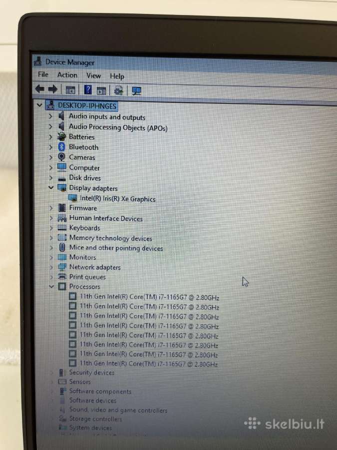 Dell Latitude 5420 i7-1165g7 16 GB RAM 512 GB SSD - nuotraukos Nr. 7