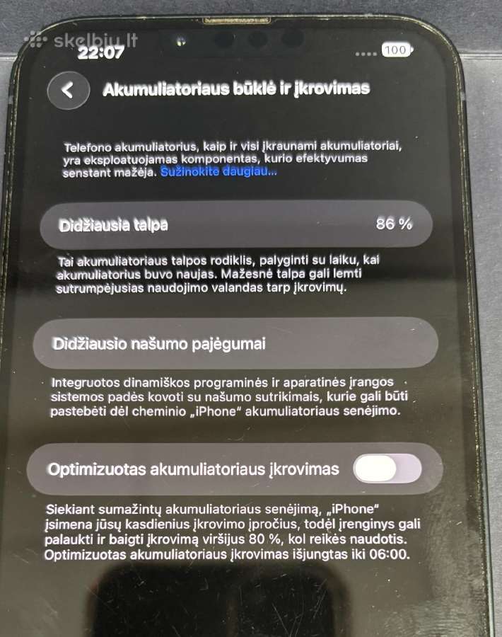 iPhone 14 plus 128 GB - nuotraukos Nr. 4
