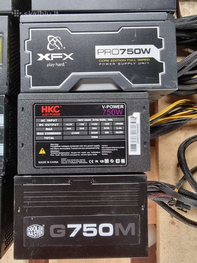 10x bloku rinkinys 500-750w 100% veikiantys. - nuotraukos Nr. 2