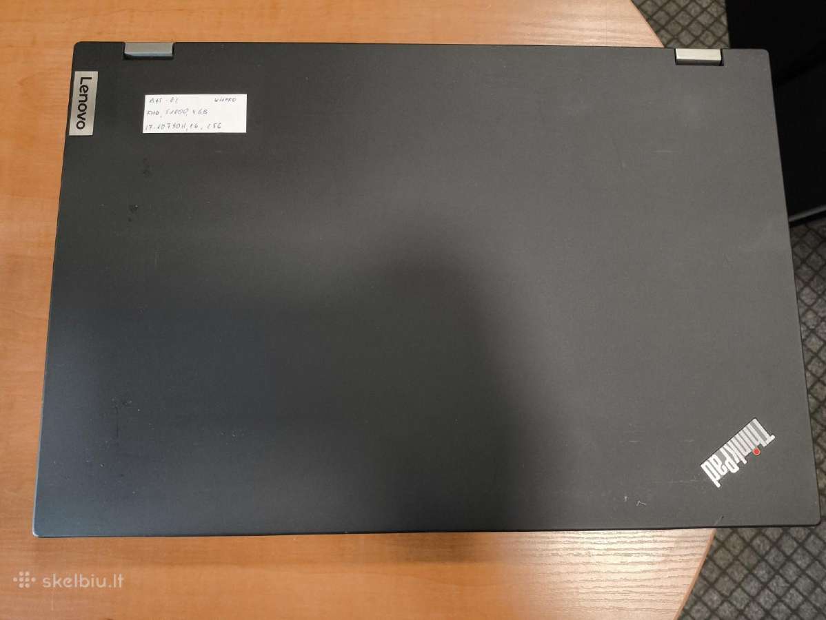 Thinkpad P15 i7-10850h 16gb 512gb T1000 4gb 0% - nuotraukos Nr. 3