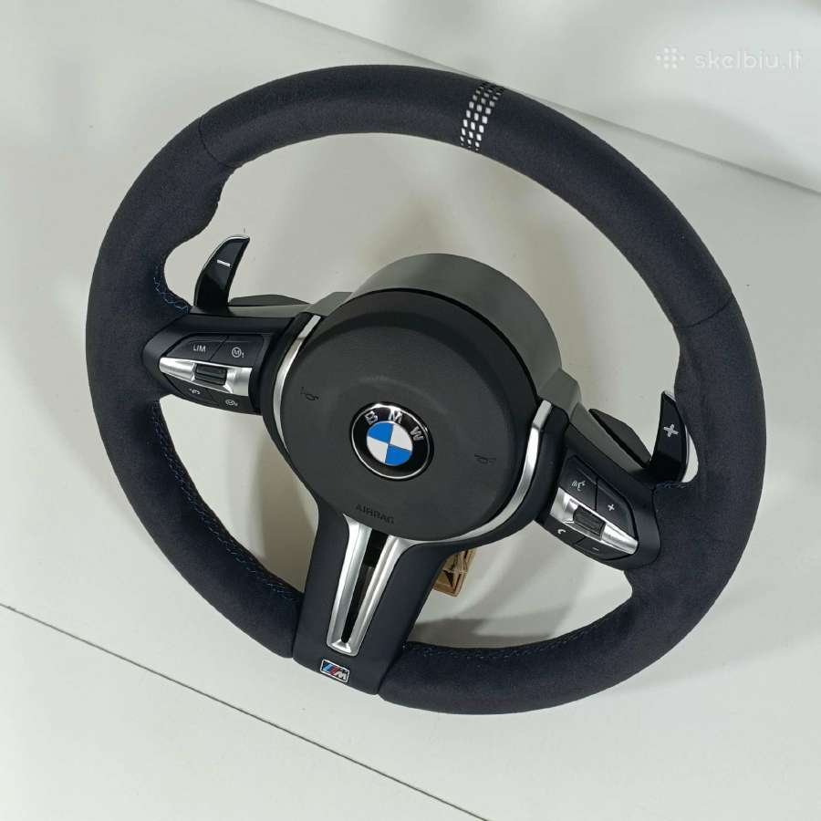 Bmw Cs Alcantara Vairas F30 F32 F36 F15 F16 X5 X6 - nuotraukos Nr. 2