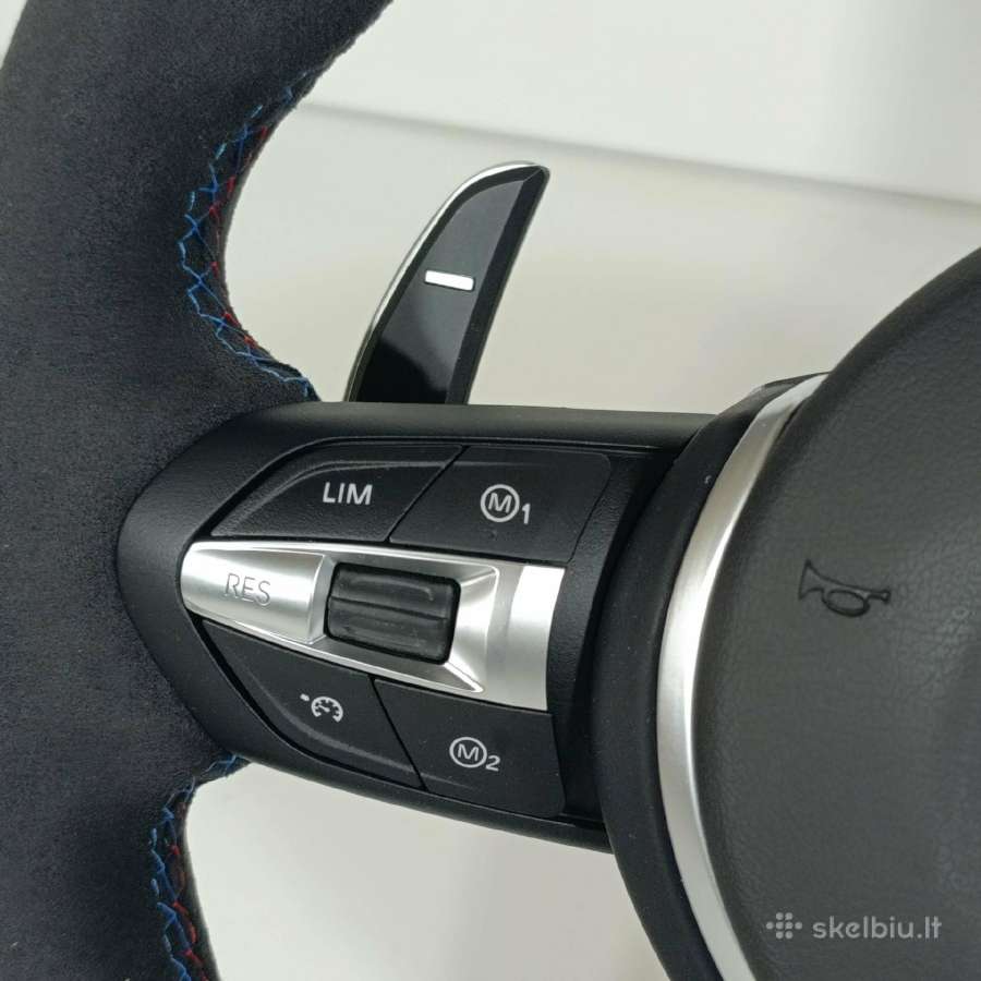 Bmw Cs Alcantara Vairas F30 F32 F36 F15 F16 X5 X6 - nuotraukos Nr. 9
