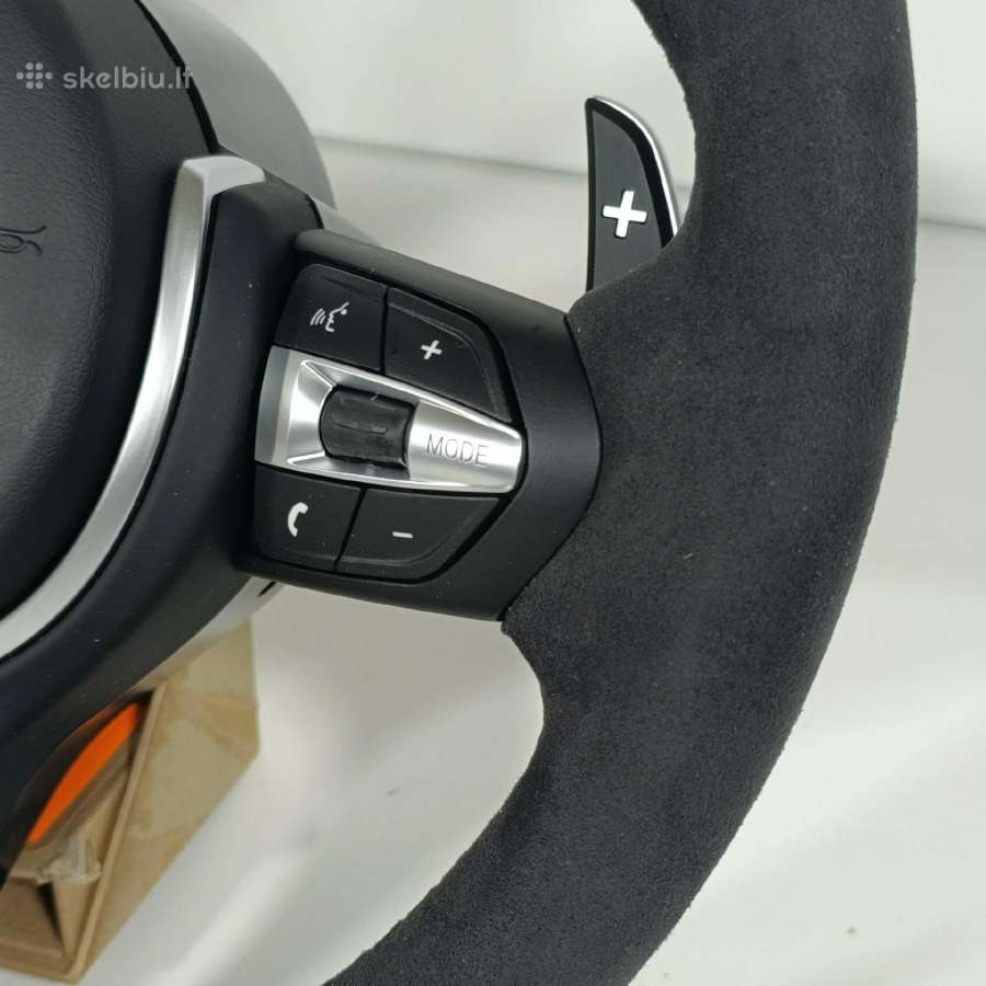 Bmw Cs Alcantara Vairas F30 F32 F36 F15 F16 X5 X6 - nuotraukos Nr. 7