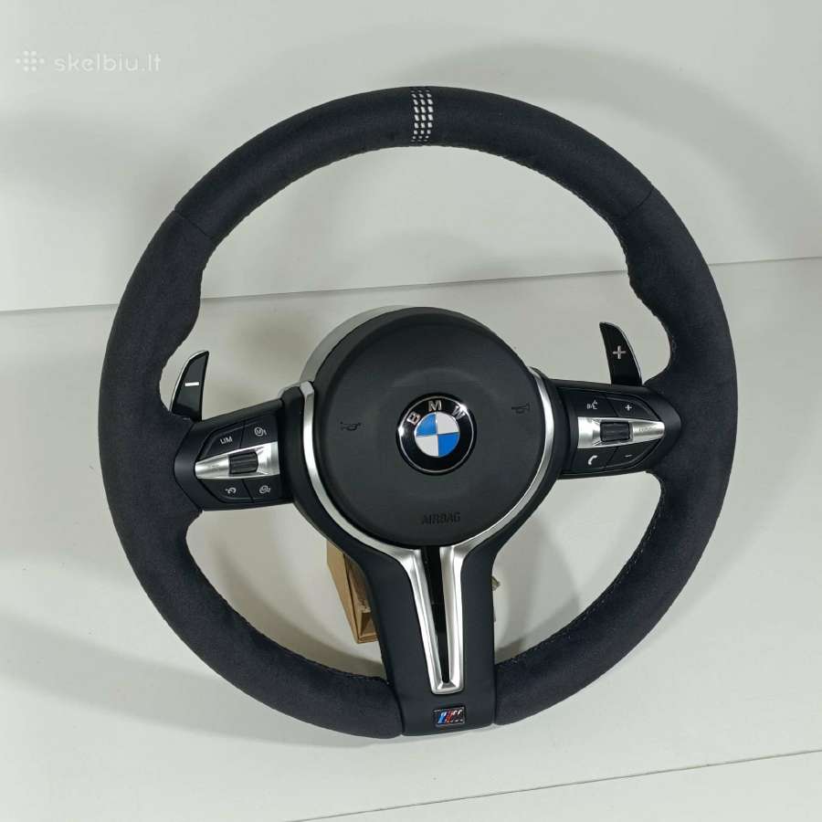 Bmw Cs Alcantara Vairas F30 F32 F36 F15 F16 X5 X6 - nuotraukos Nr. 3