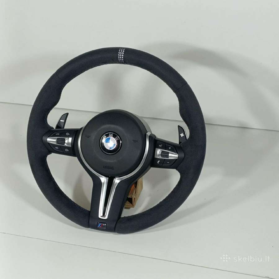 Bmw Cs Alcantara Vairas F30 F32 F36 F15 F16 X5 X6 - nuotraukos Nr. 4