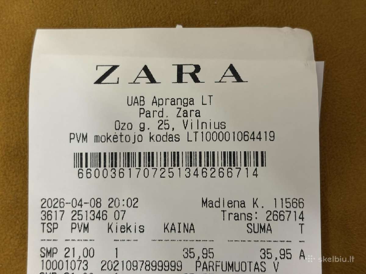 Zara kvepalai - nuotraukos Nr. 3