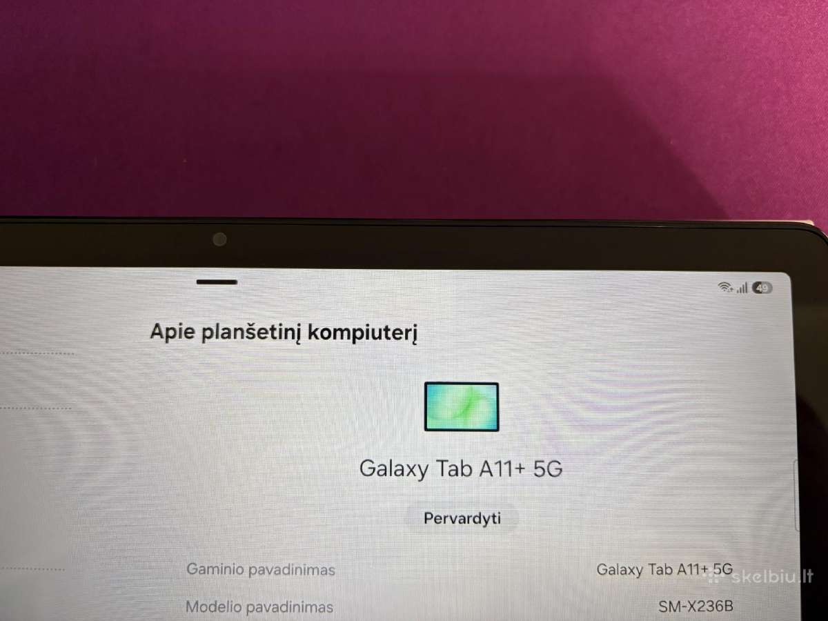 Samsung Galaxy Tab A11+ 5G 6/128gb naujas - nuotraukos Nr. 5