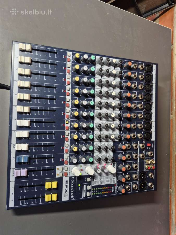 Soundcraft Efx8 garso pultas - nuotraukos Nr. 2