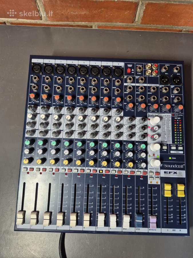 Soundcraft Efx8 garso pultas - nuotraukos Nr. 4