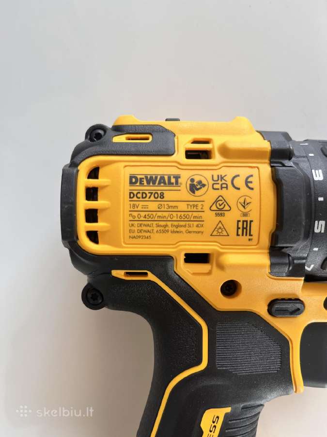 Naujas Dewalt Dcd708n suktuvas - gręštuvas - nuotraukos Nr. 4