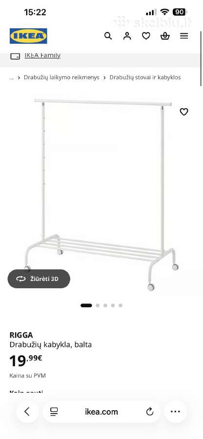 Ikea kabyklos - nuotraukos Nr. 4