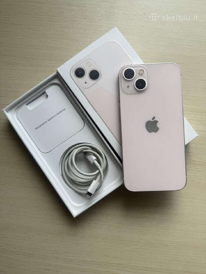 iPhone 13 pink 128gb - nuotraukos Nr. 3