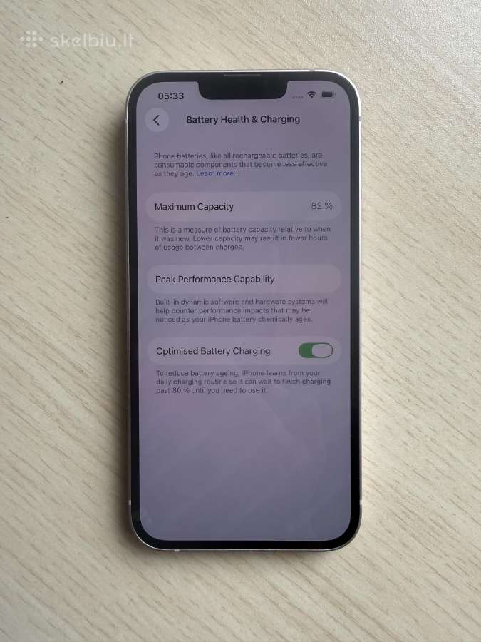 iPhone 13 pink 128gb - nuotraukos Nr. 4