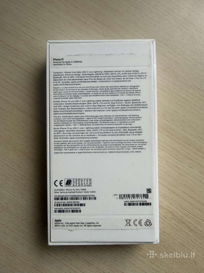 iPhone 13 pink 128gb - nuotraukos Nr. 5