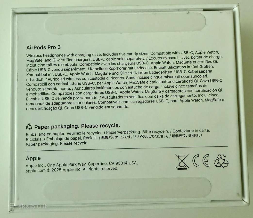 Parduodu originalius Airpods Pro 3 - nuotraukos Nr. 2