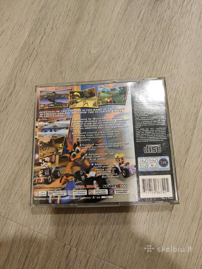 Crash team rasing ps1 - nuotraukos Nr. 2