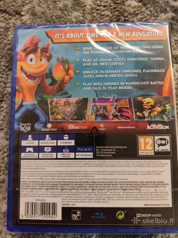 Crash bandicoot 4 IT's all about time ps4 - nuotraukos Nr. 2
