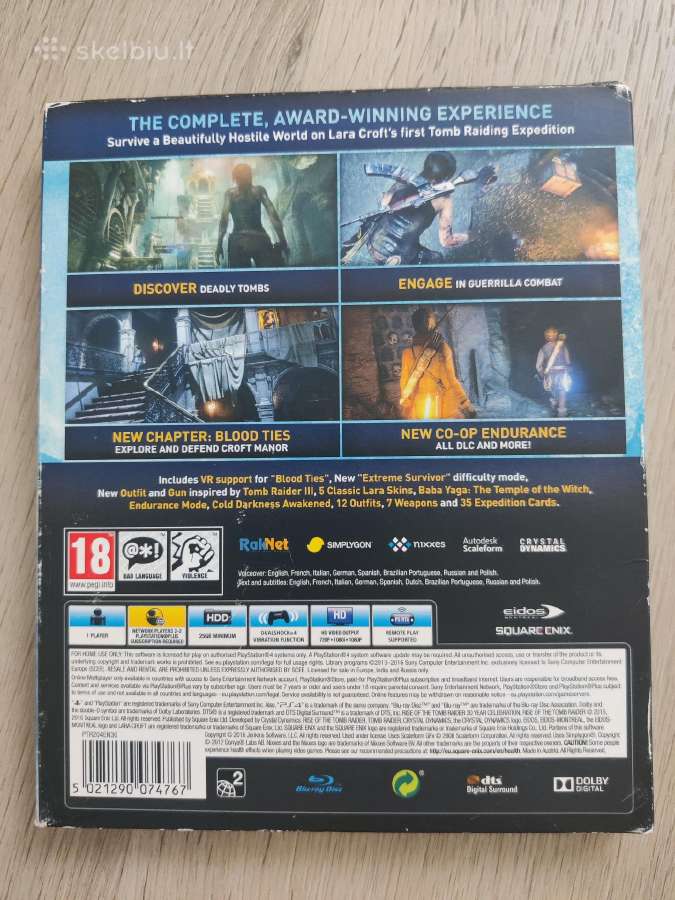 Rise of the tomb raider 20 year celebration ps5 - nuotraukos Nr. 2